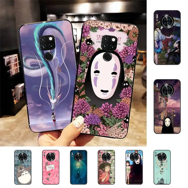 

Cartoon Studio Ghibli Spirited Away Totoro Phone Case for Huawei Mate 20 10 9 40 30 lite pro X Nova 2 3i 7se