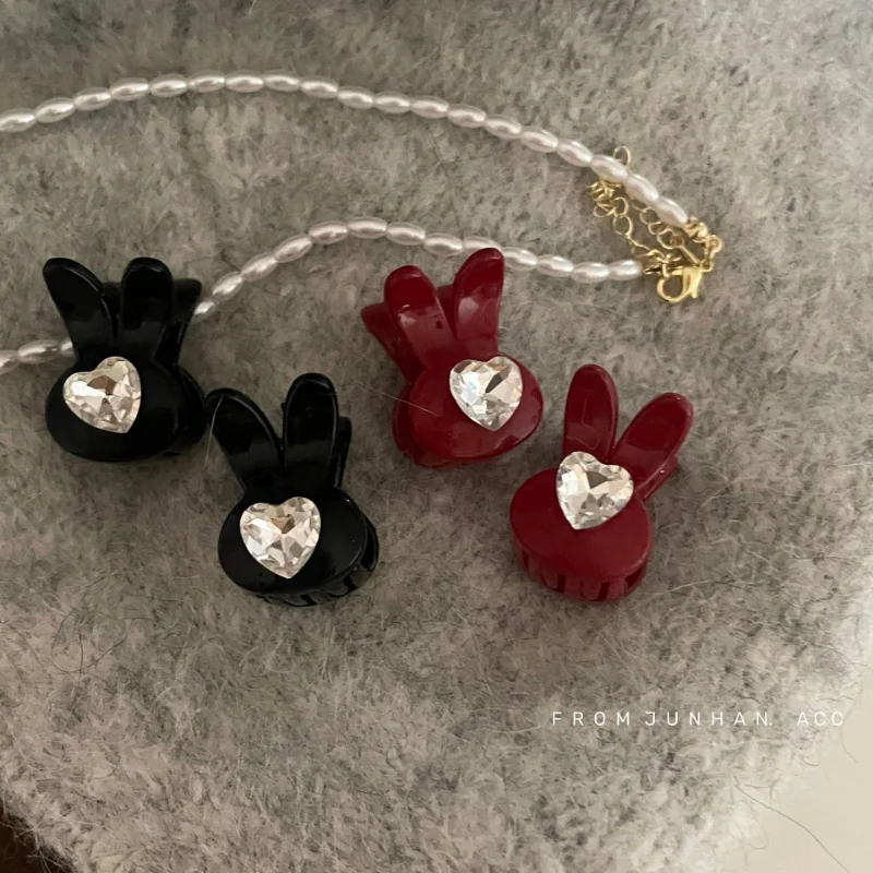 

Корейский кролик маленький зажим для захвата женский зажим для захвата Стразы шпилька для волос принцесса головной убор женский головной у...