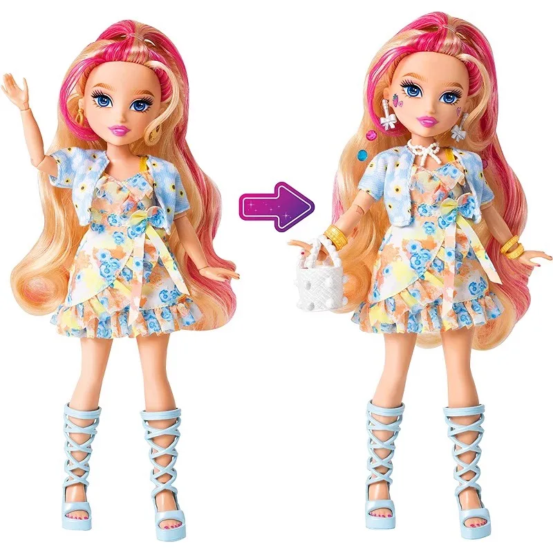 Подлинная красивая игрушка для девочек 10-дюймовая креативная кукла Glo Up
