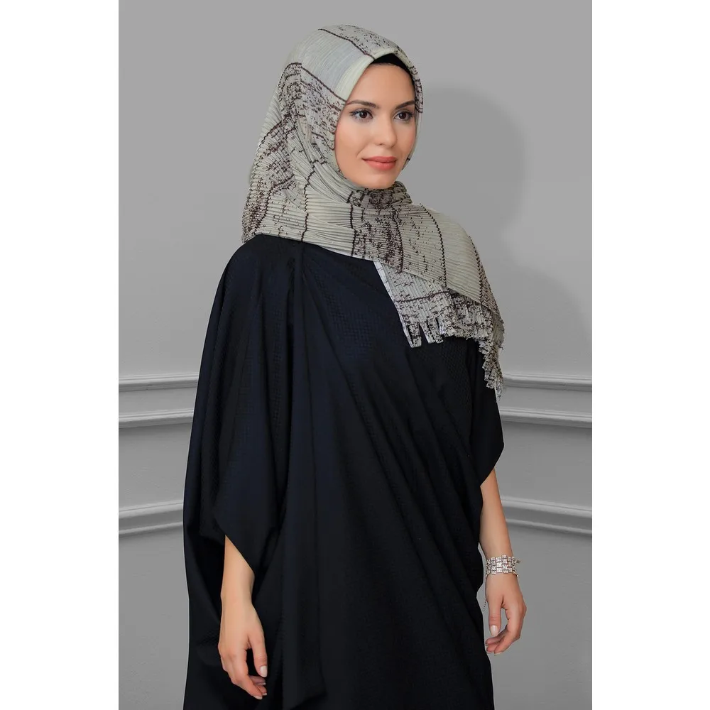 

Практичный хиджаб Piliseli с норковым принтом Hurrem для женщин