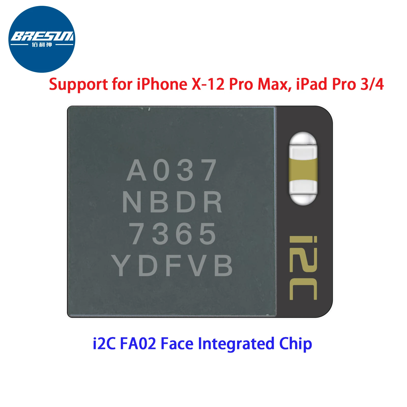 

I2C FA02 Face Integrated Chip Dot Matrix IC Chip for iPhone X-12 Pro Max Face ID Repair No Need Convert Gasket & Capacitor