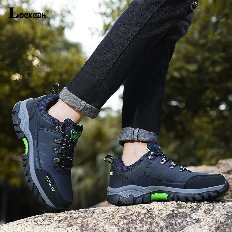 Men Women Waterproof Wear-resistant Hiking Sneaker Breathable Non-slip Trekking Hunting Sport Footwear Climbing Tactical Shoes