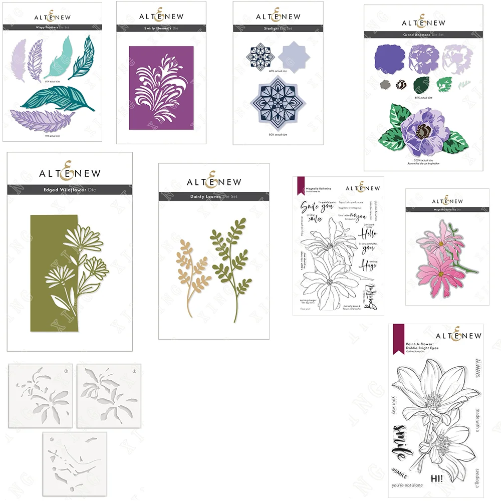 

2022 Easter, feathers, Flowers ,metal Cutting Dies and Stamps and Stencil Scrapbooking Diy Decoration Craft Embossing