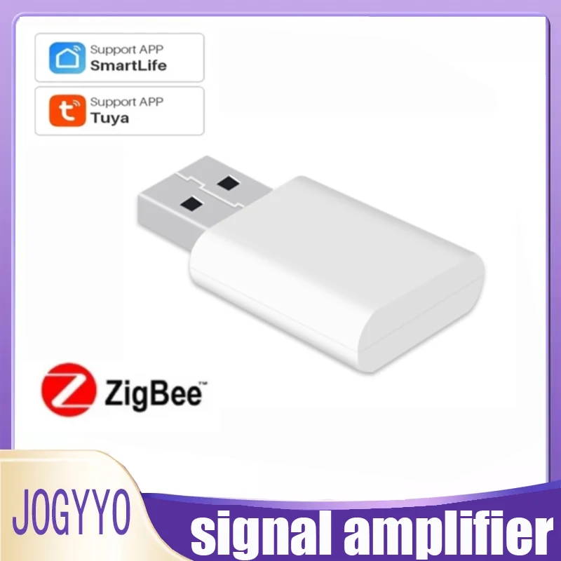 

Zigbee Wireless USB Signal Amplifier Work with Tuya Zigbee Hub Smart Life APP Control USB Zigbee Repeater Expand Zigbee Signal
