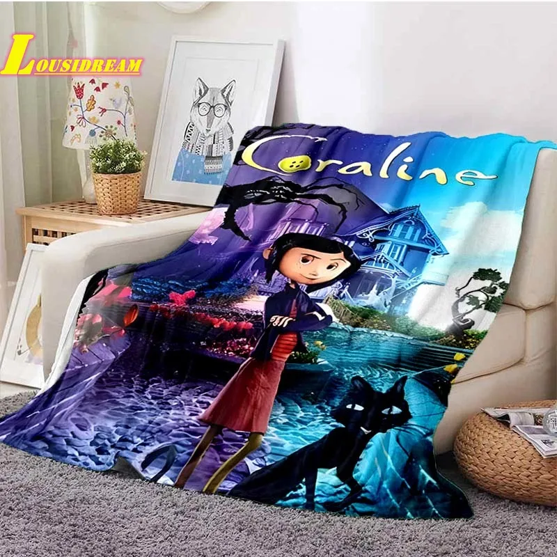 

Ghost Mom Fashion Blanket Anime Print Blanket Soft Flannel Blanket Kids Warm Blanket Office Lunch Blanket Car Travel Blanket