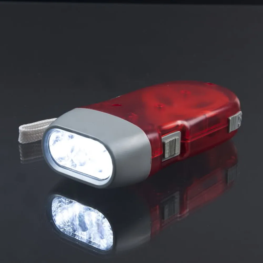 Новый светодиодный фонарик с ручным нажатием яркий светильник для кемпинга
