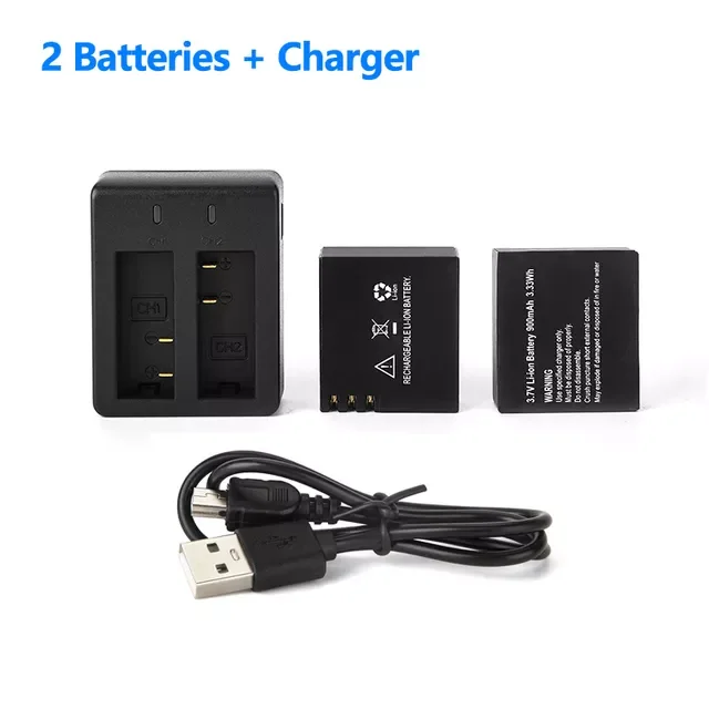 

900mAh Rechargeable Sports Action Camera Battery for SJCAM SJ4000 SJ5000 SJ6000 for SJCAM Sport DV Camera Bateria + Charger