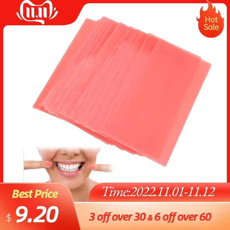 

Tooth False Teeth Dentures Dental Base Plate Wax Red Dental Wax Dentist Auxiliary Material Dental Wax Sheet Supply