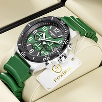 lige brand foxbox quartz men watch silicone fshion luxury 30m waterproof luminous watch for men casual sports man wristwatchbox