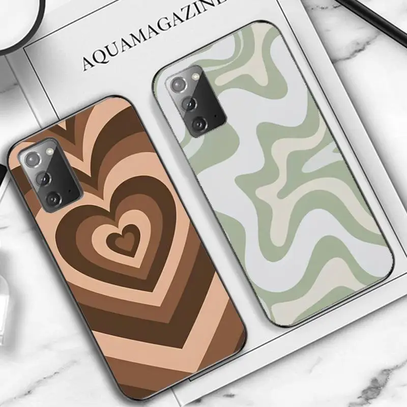 

Abstract Swirl Pattern Phone Case for Samsung Note 5 7 8 9 10 20 pro plus lite ultra A21 12 72