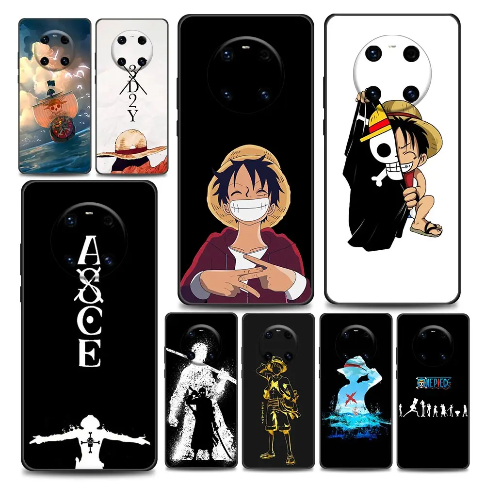 

Japanese Manga Anime Luffy Ace Phone Case for Huawei Y6 Y7 Y9 2019 Y5p Y6p Y8s Y8p Y9a Y7a Mate 10 20 40 Pro RS Soft Silicone