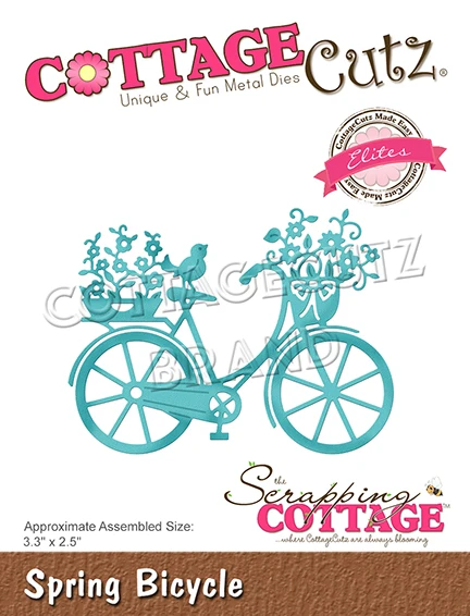 

Metal Cutting Dies Bike For DIY Scrapbook Cutting Die Paper Cards Embossed Decorative Craft Die Cut New