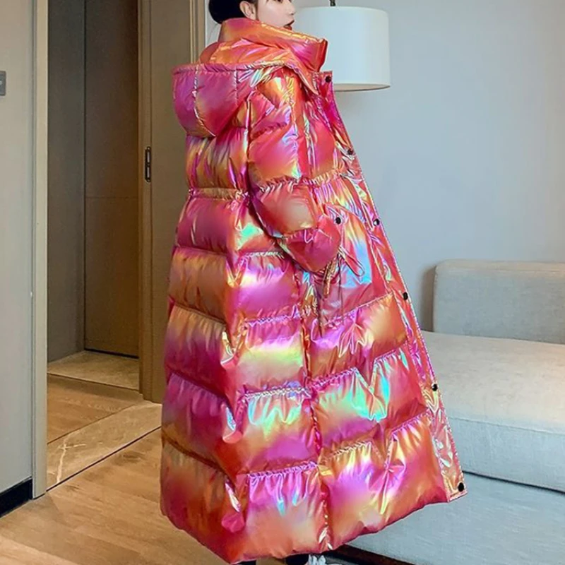 Женская зимняя непромокаемая длинная парка с хлопковой подкладкой женская