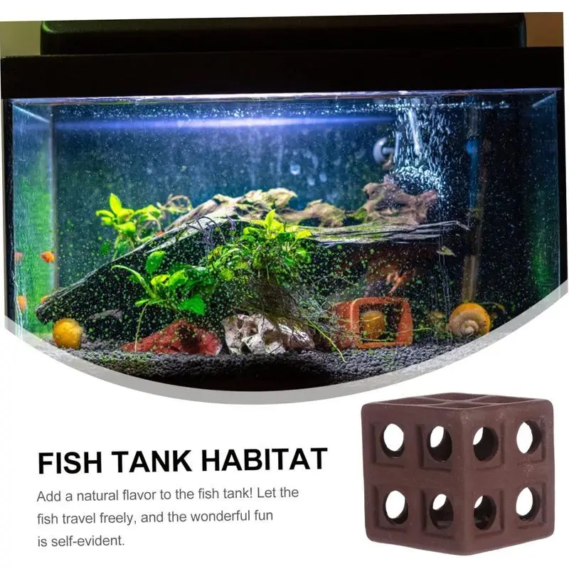 Инновационное украшение для аквариума-магический куб: стильный и веселый вашего