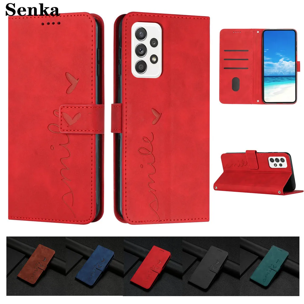 

Love Heart Shoulder Bag Flip Leather Case for Galaxy A73 A53 A33 A23 A13 A72 A52 A42 A32 A22 A12 A71 A51 Wallet Card Slot Cover
