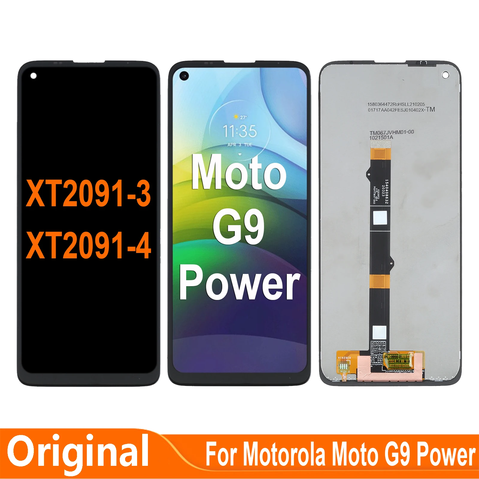 

Оригинальный сенсорный ЖК-дисплей 6,8 дюйма для Motorola Moto G9