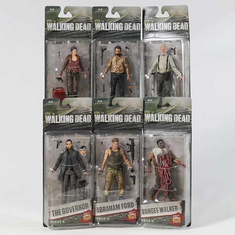 Игрушки McFarlane экшн-фигурка Ходячие мертвецы Абрахам Форд Bungee Walker Rick Grimes