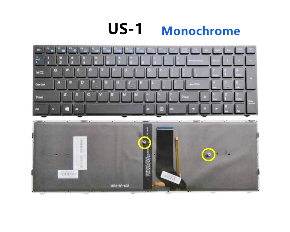 Новая Оригинальная клавиатура для ноутбука с RGB/монохромной подсветкой Thunderobot 911