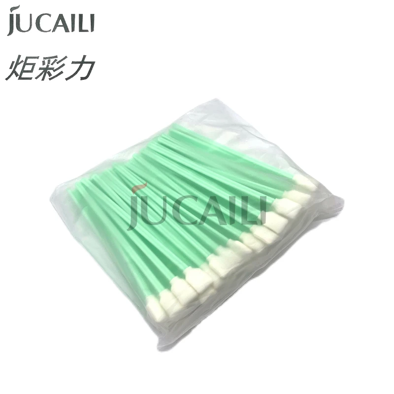 

Jucaili 50pcs/lot Cleaning part swab dx4 dx5 dx7 head Mimaki Mutoh printer Eco solvent ink brush 13cm 18cm