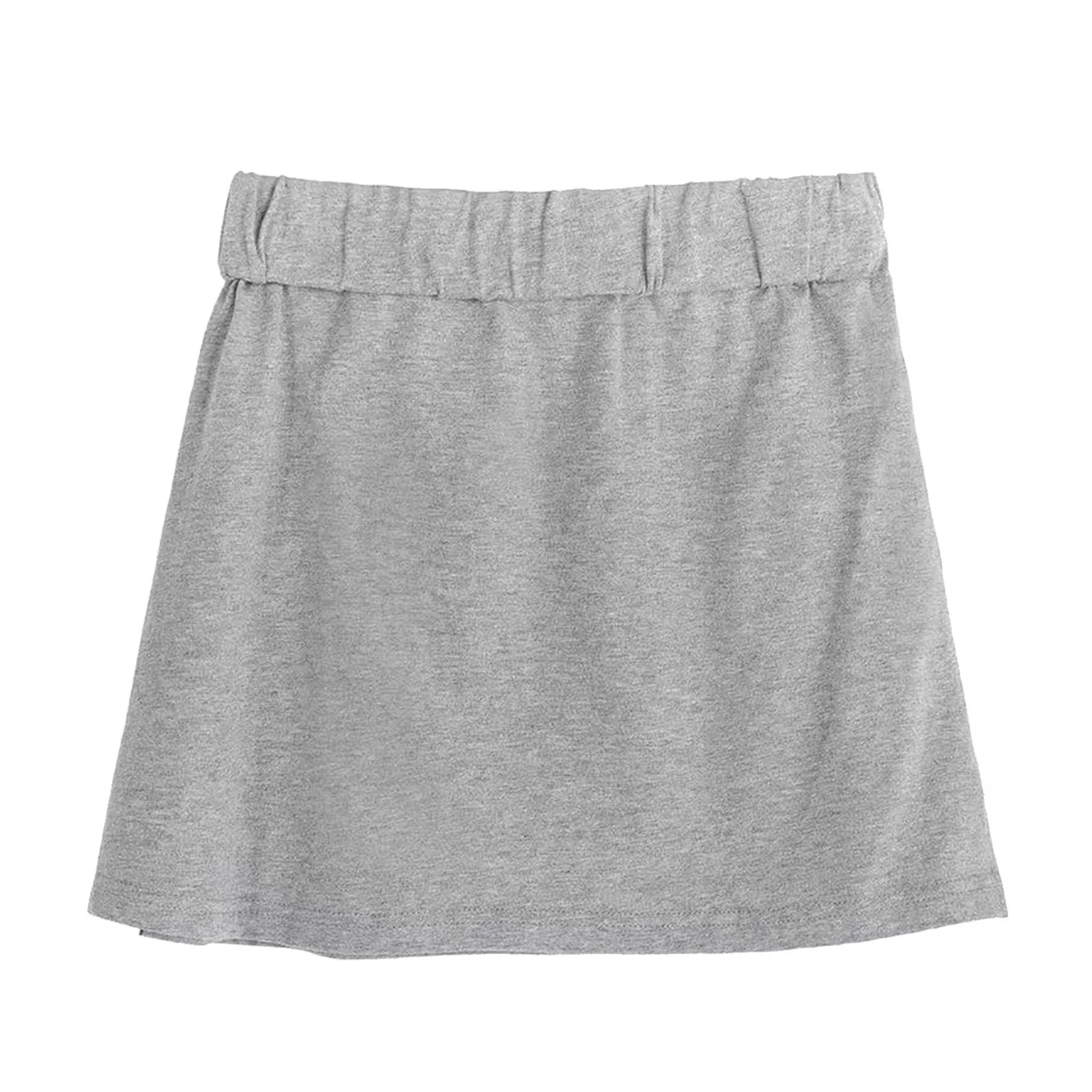 

With Female Skirt Hem Skirt Base Sweatshirt Short All-match The In Skirt
