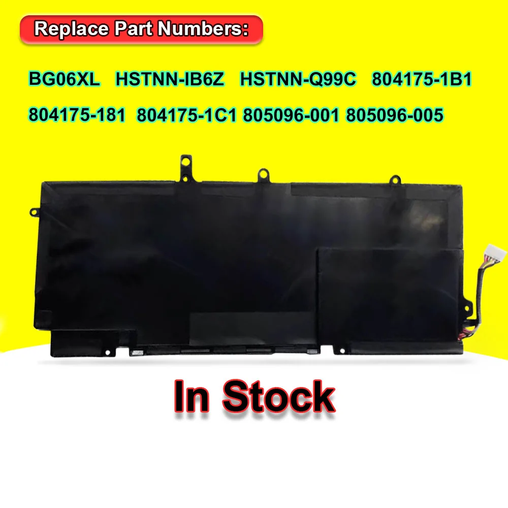 Фото Замена аккумулятора для ноутбука BG06XL для HP Elitebook Folio 1040 G3 P4P90PT Series HSTNN-IB6Z HSTNN-Q99C 804175-1B1 11.4V 45Wh №2