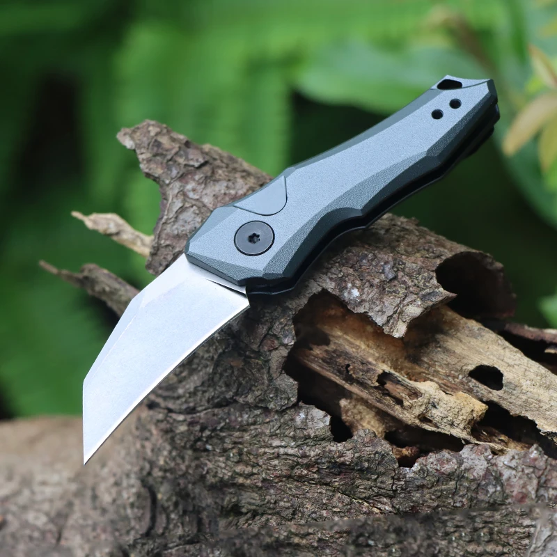 Складной карманный нож с лезвием из 8Cr13MOV и титановым покрытием рукоятка