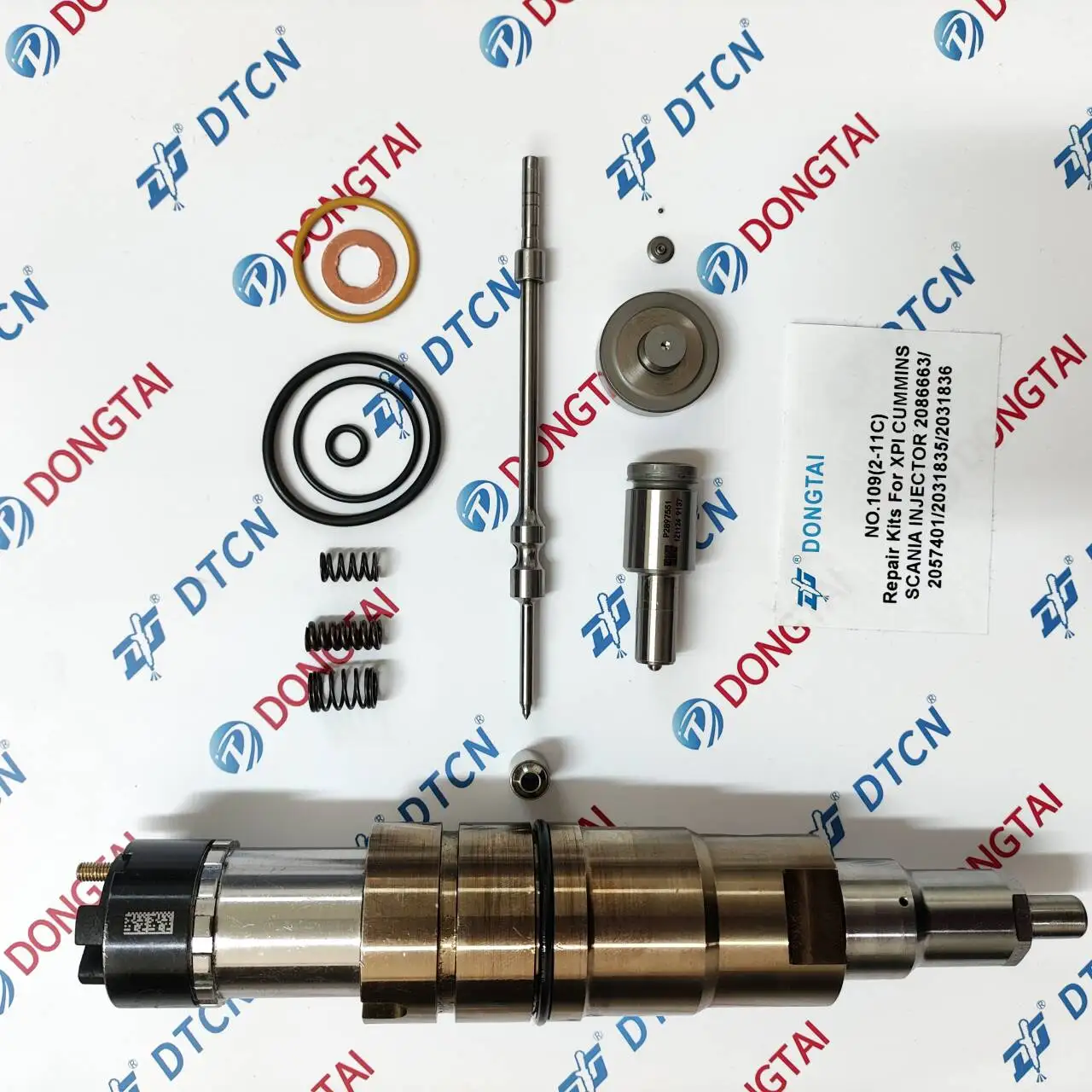 NO.109(2-11C) Ремкомплекты для форсунки XPI CUMMINS Sania 2086663 2057401 2031835 2031836