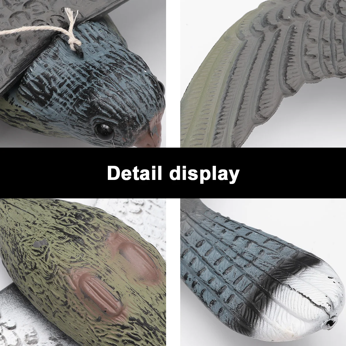 

Bird Fake Hawk Garden Eagle Decoy Flying Sculpture Scarecrow Hanging Figurines Simulation Lifelike Figures Ferocious Decoration