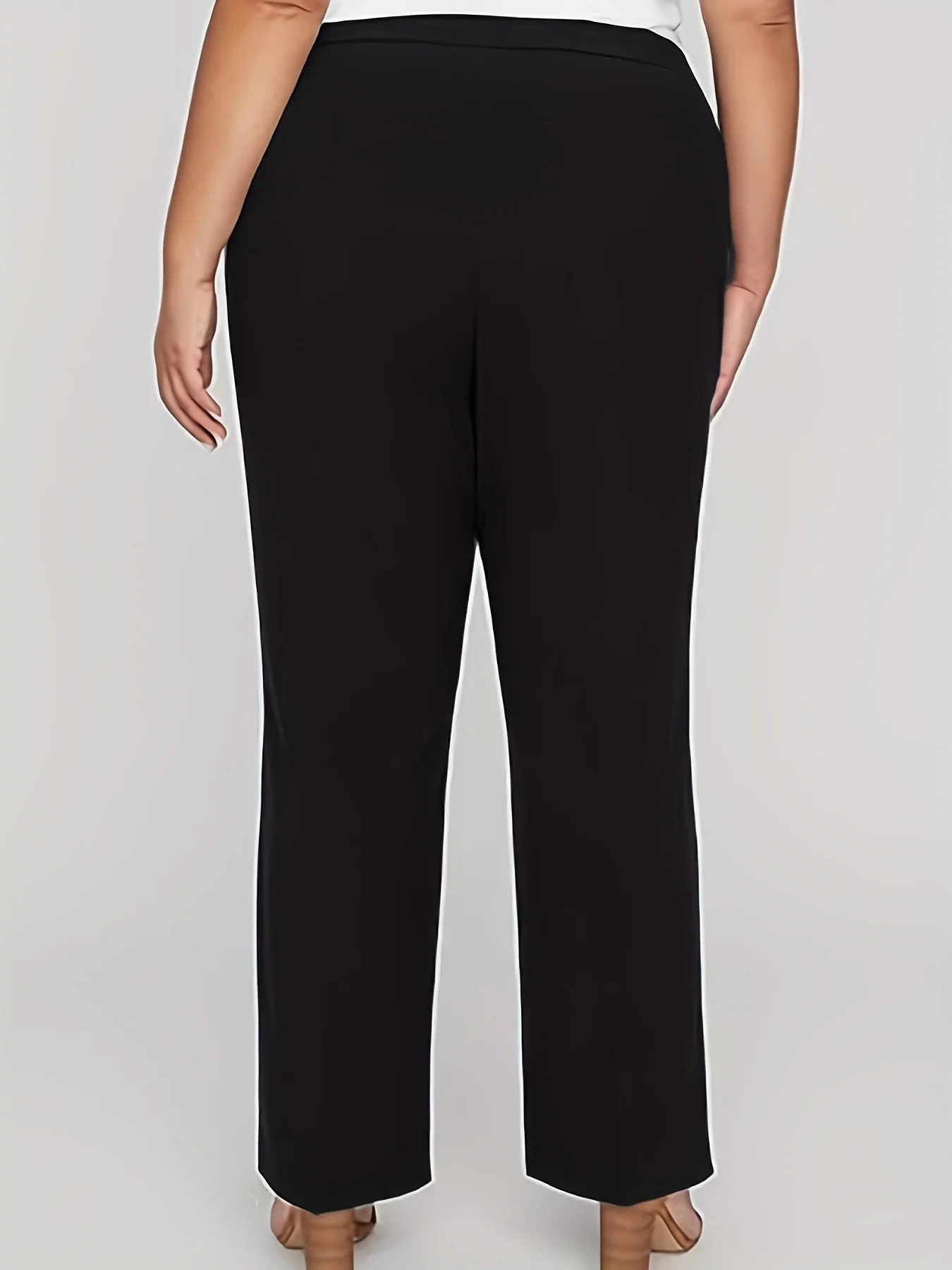 Новинка летние женские прямые брюки большого размера из высокоэластичной ткани