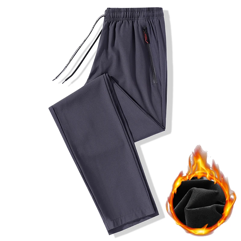 Осенне-зимние теплые мужские флисовые брюки