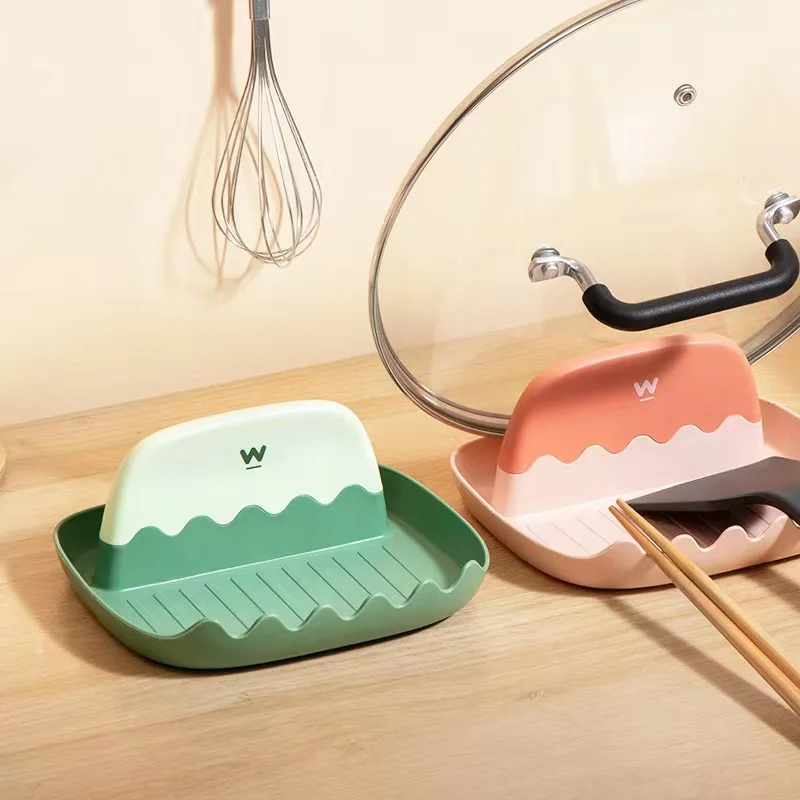 New Multifunctional Plastic Pot Shovel Rack Spoon Storage Rack Wiping Knife Rack Kitchen Storage Accessories