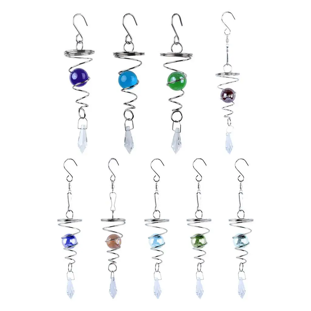 

Stainless Steel Rotating Wind Chime Pendant Outdoor Home Decor Ornaments