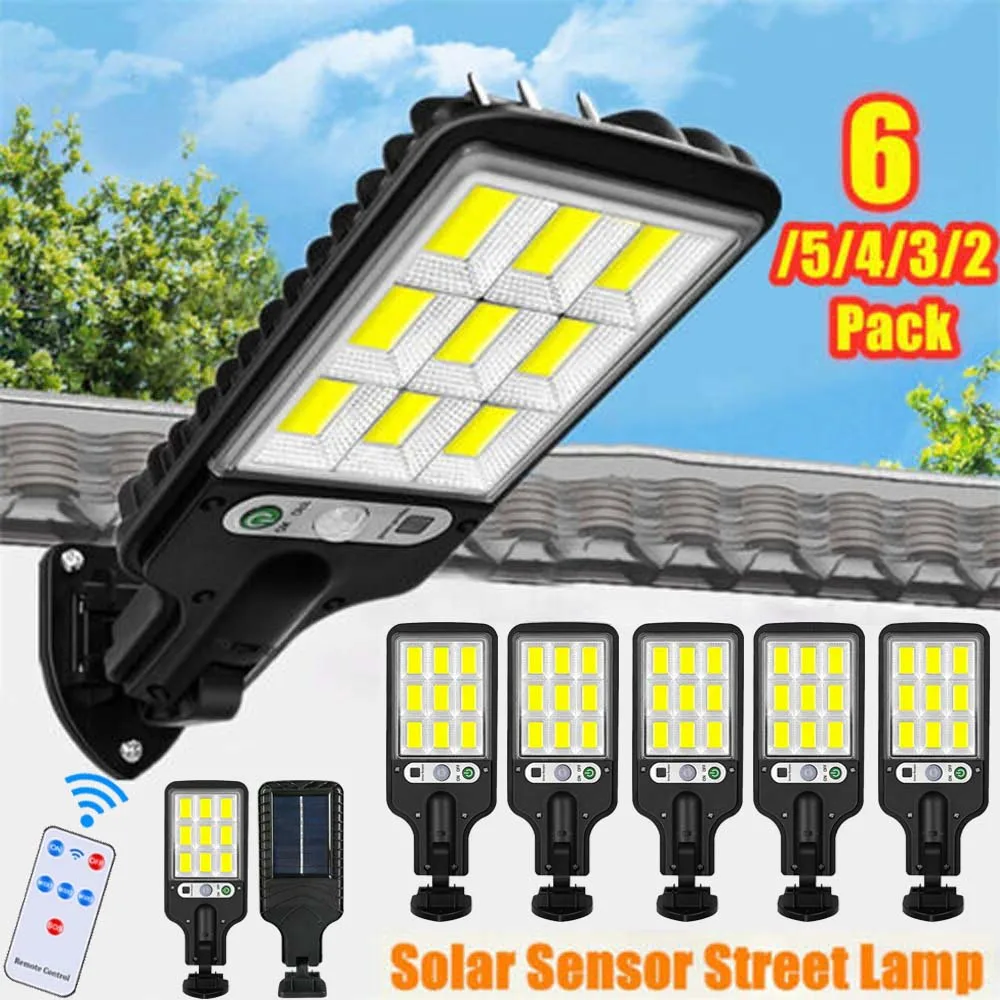 

1200W 3Mode Waterproof Solar Panel Street Light Outdoor Garden LED Wall Lamp Solar Power Motion Sensor Spotlight for Patio Decor