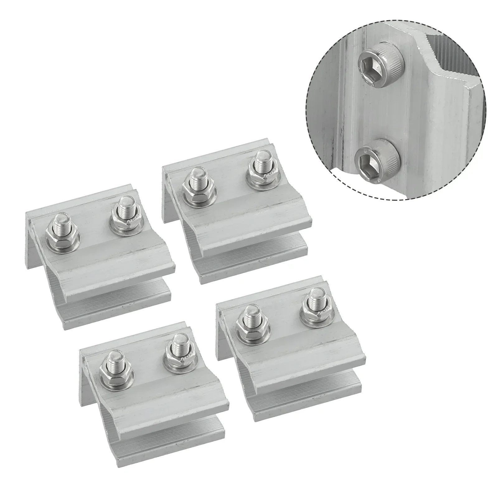 4/1 шт. кронштейн для солнечной панели фотоэлектрическая панель крыша стоячий шв