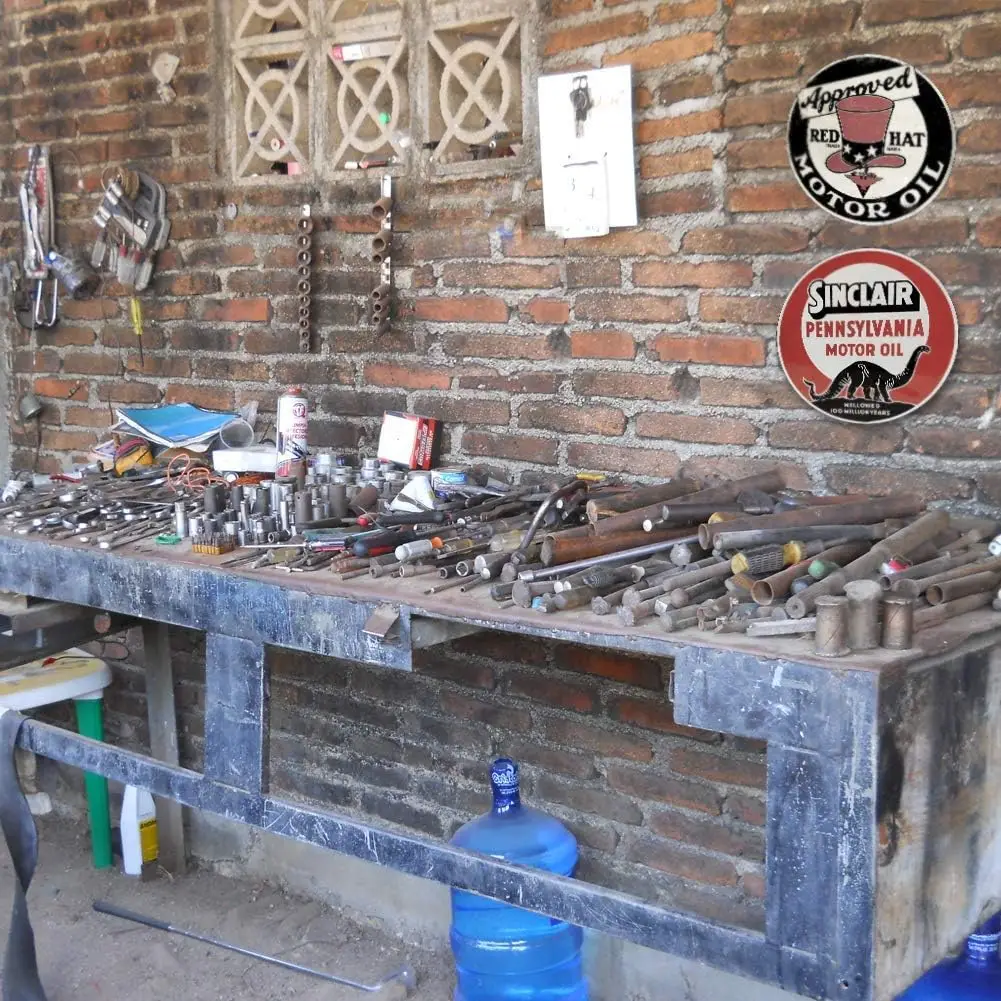 Бустер коричневый авторизованный дилер герба печать винтажные газовые знаки