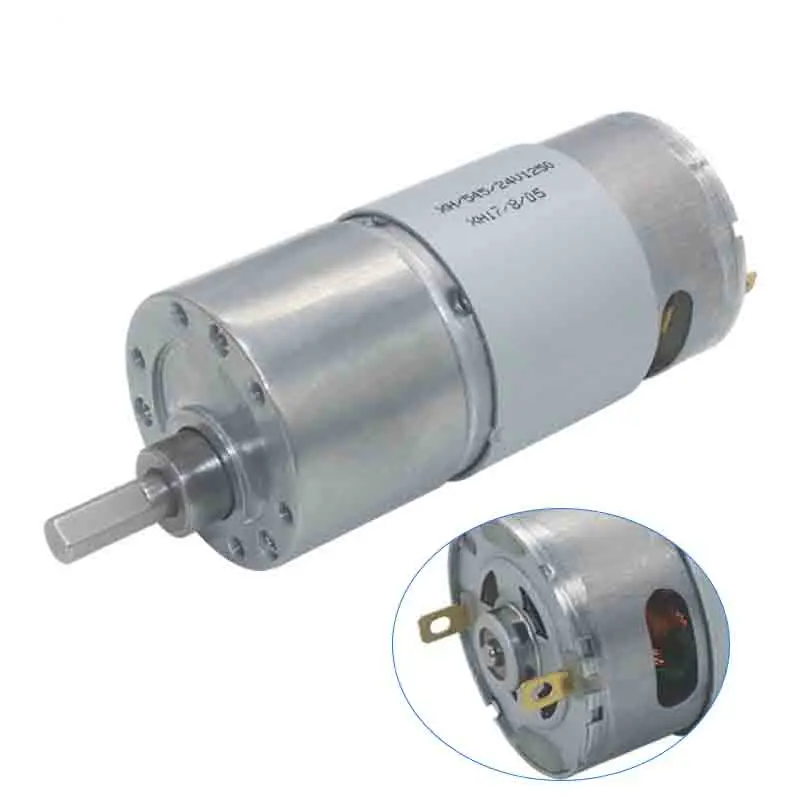 JGB37-545 высокоскоростной двигатель 12 В постоянного тока 15-2000R с высоким крутящим моментом, мини-редуктор, редуктор, электродвигатель aslong