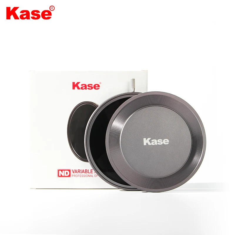 

Kase Variable 6-9 Stops Neutral Density 1.8-2.7 Filter with Magnetic Lens Cap kit （Variable ND64-ND512 Filter）