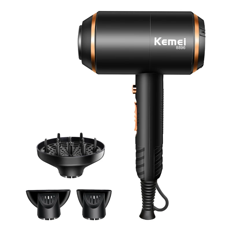 

Фен Kemei мощный профессиональный с горячим/холодным воздухом, 4000 Вт