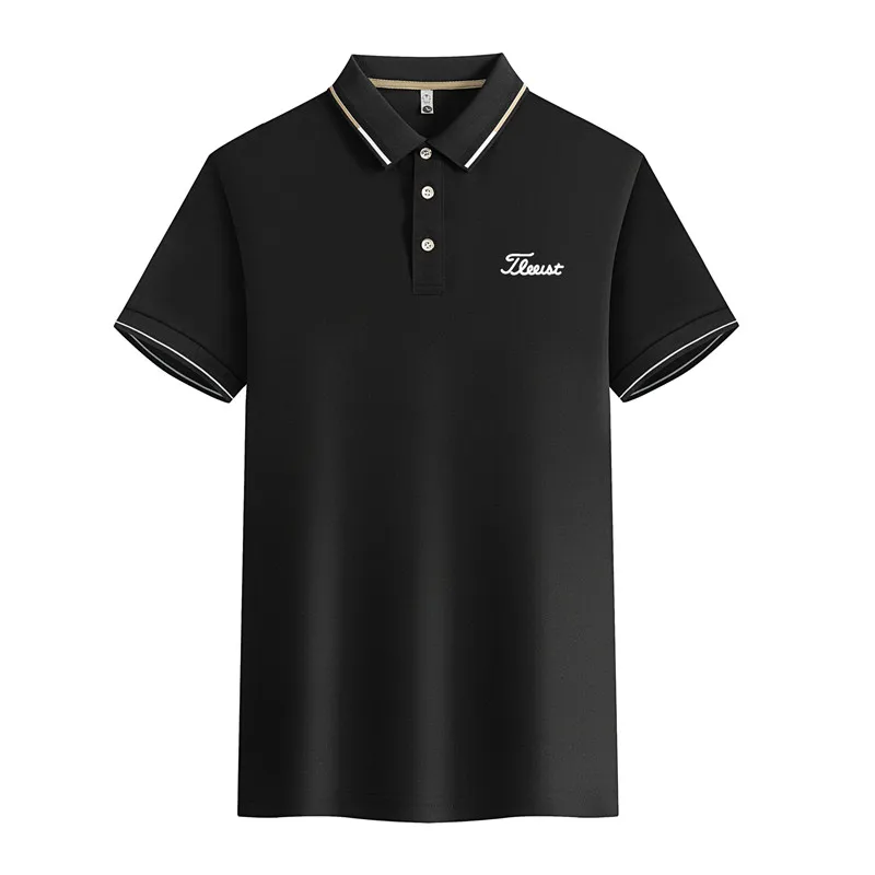 Embroidery Golf Clothing for Men's Short-sleeved T-shirt Golf Polo Shirt Fashion Casual Golf Ball Jersey New Style Golf Shirts