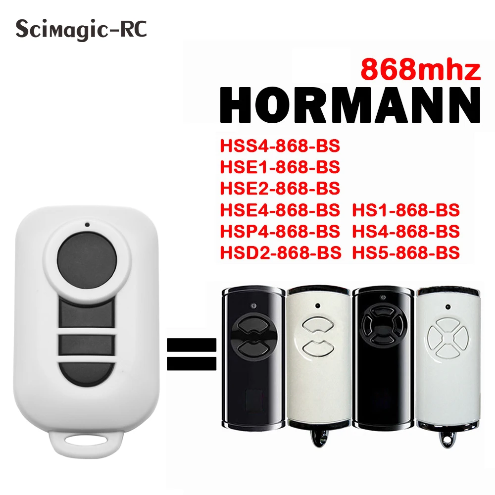 

HORMANN BiSecur 868mhz Clone HORMANN HS1 HS4 HS5 HSP4 HSD2 HSE2 HSE4 HSE5 HSE1 868 BS Garage Door Remote Control Gate