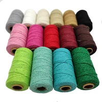 2mm 100m cotton cuerda macrame cord rope string wedding diy sewing thread crafts jewelry making ribbon tapestry ropes decoration