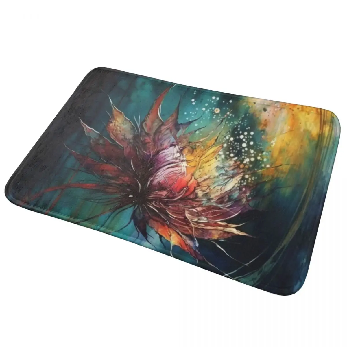 

Противоскользящий впитывающий напольный коврик в виде цветущего лотоса