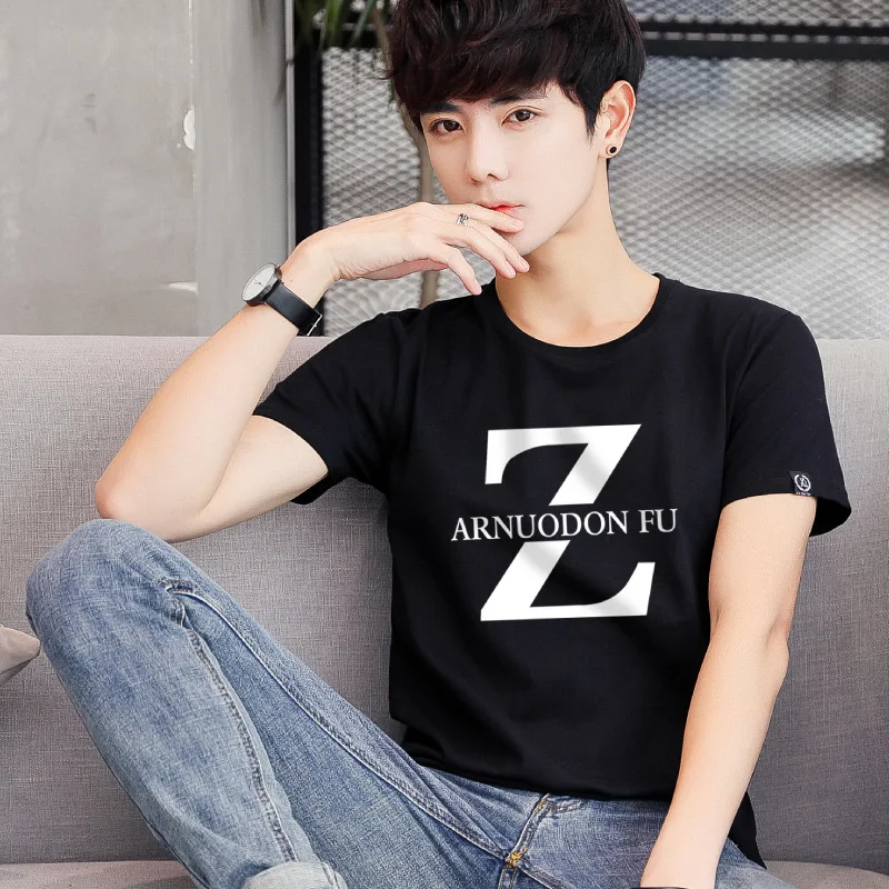 

10072 100% cotton digging the moon print funny mens o-neck t shirts fashion men's tops men T-shirt cool men tshirt male men tee