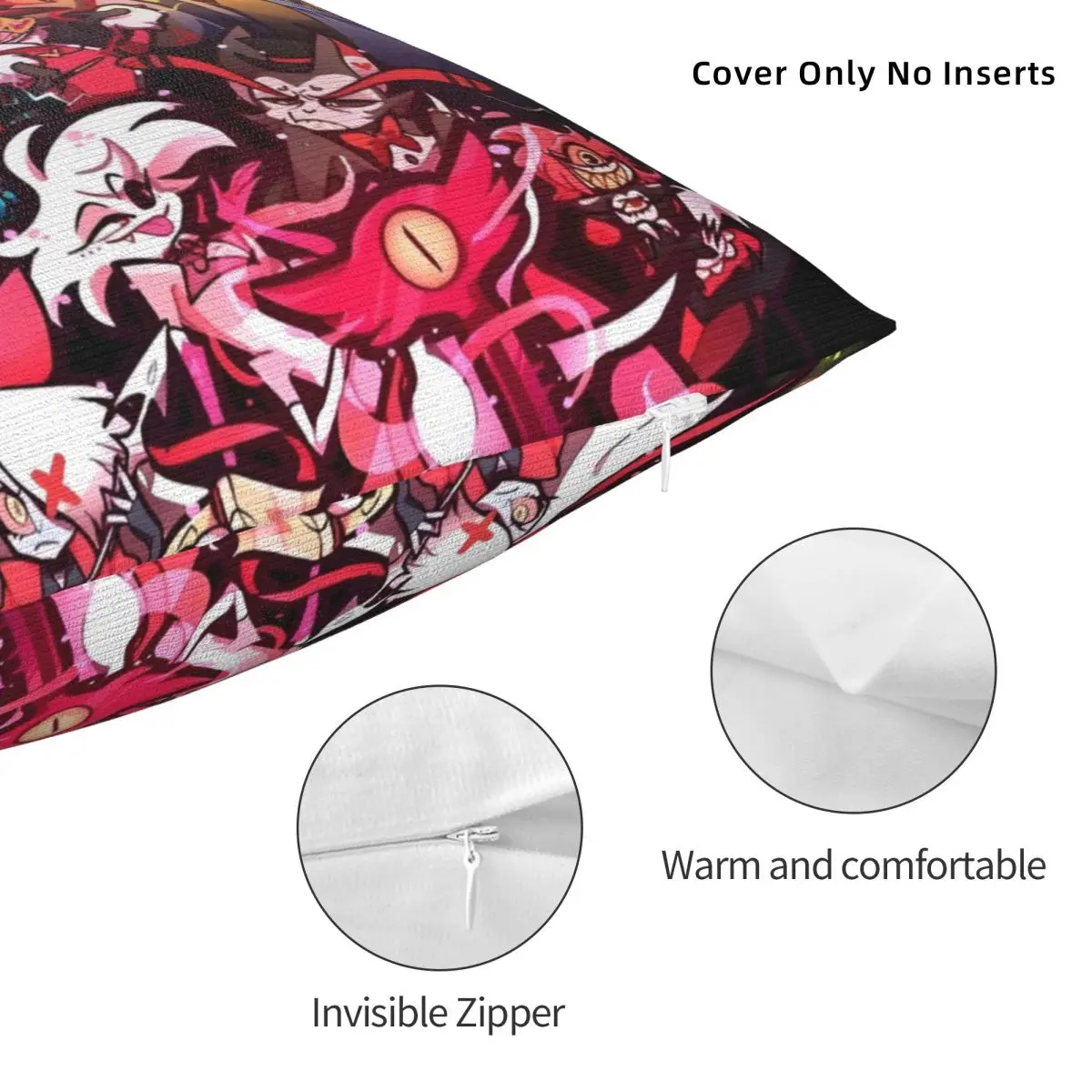 H-HazbinHotels наволочка с персонажами полиэстер чехол для подушки украшение