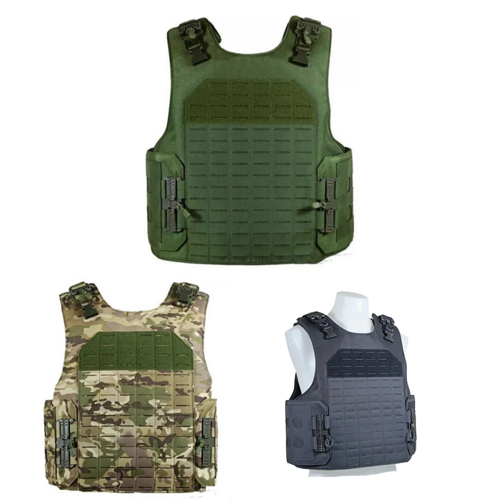 

New Laser Cutting Quick Dismantling Tactics vest Outdoor Military Fans Multifunctional Anti C Clothing Protection Training Vest