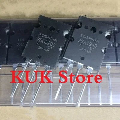 

Real Original 100% NEW 2SA1943 2SC5200 A1943 C5200 TO-3PL 10Pair = 2SA1943 10PCS + 2SC5200 10PCS