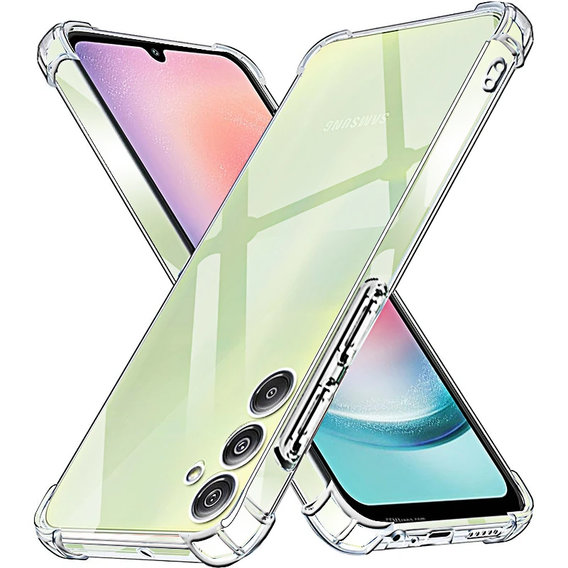 Прозрачный силиконовый защитный чехол для Samsung Galaxy A Series 4G противоскользящий