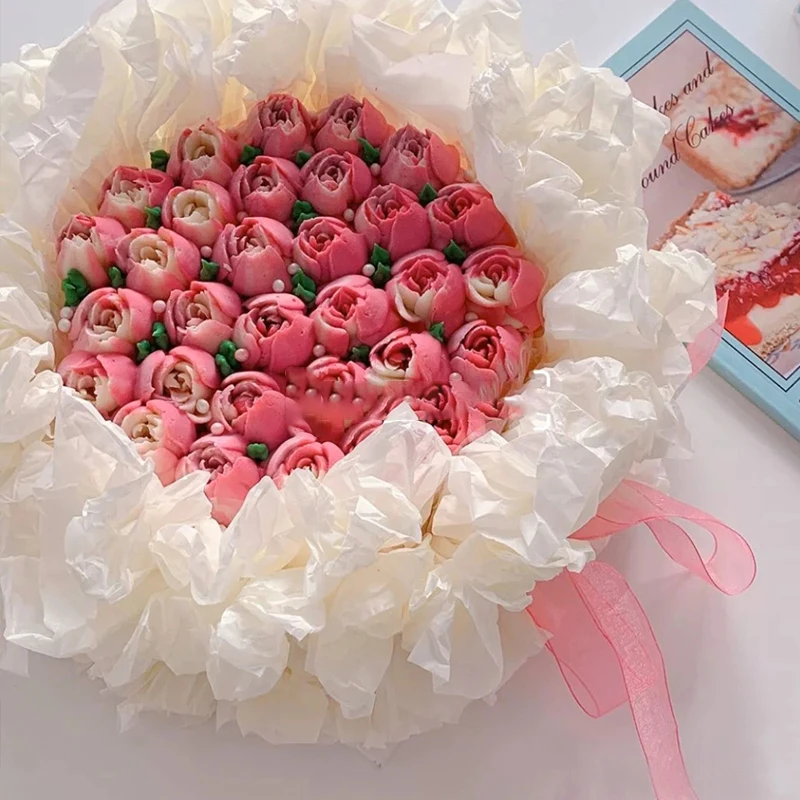 

20Pcs/Pack 50x70cm DIY Flower Making Crepe Papers Wrapping Flowers Gifts Packing Material Handmade Wrapping Paper Craft Decors