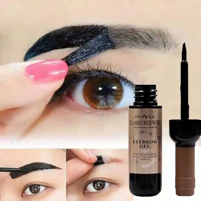 1Pcs Peel Off Eye Makeup Permanent Eye Brow Tattoo Tint Long-lasting Waterproof Dye Eyebrow Gel Cream Make Up Cosmetics 1