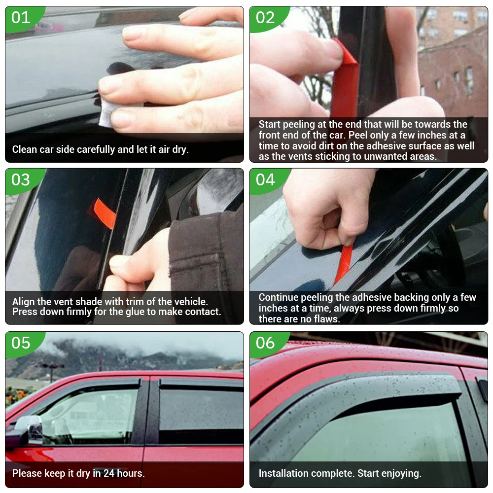 Козырек от дождя для автомобиля дефлектор солнца на вентиляционное отверстие